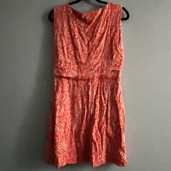 Lands’ End Women's Cotton Modal Jersey Surplice Fit and Flare Dress size xlp - Picture 2 of 7